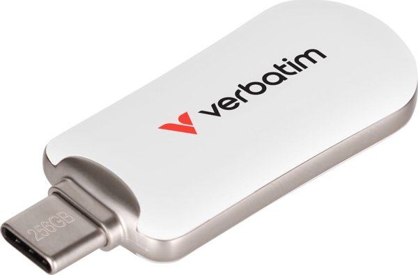Verbatim Plectra 256GB USB-C Pendrive - Λευκό
