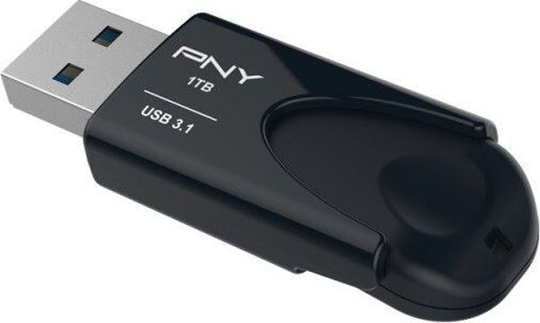 PNY USB Flash Drive Attaché 4, 3.1, 1TB, Μαύρο - FD1TBATT431KK-EF