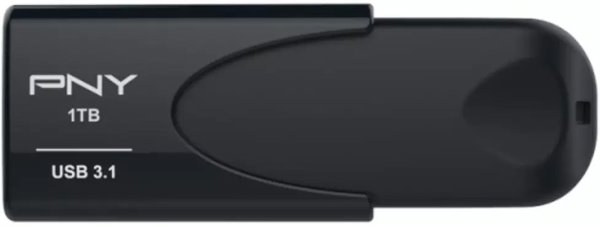PNY USB Flash Drive Attaché 4, 3.1, 1TB, Μαύρο - FD1TBATT431KK-EF