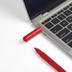 Στυλό Lexon C-Pen με USB-C Flash Drive 32GB, Σκούρο Κόκκινο LS101DR