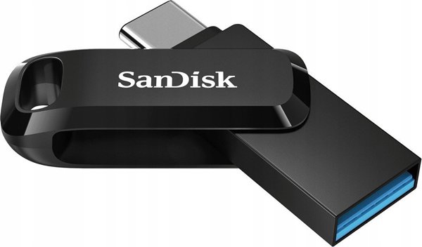 SanDisk Ultra Dual Drive Go USB Flash Drive 2TB, USB 3.2 Gen 1 / USB-C, Μαύρο