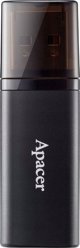 Pendrive Apacer Apacer USB flash disk, USB 3.0 (3.2 Gen 1), 64GB, AH25B, μαύρο, AP64GAH25BB-1, USB A, με κάλυμμα
