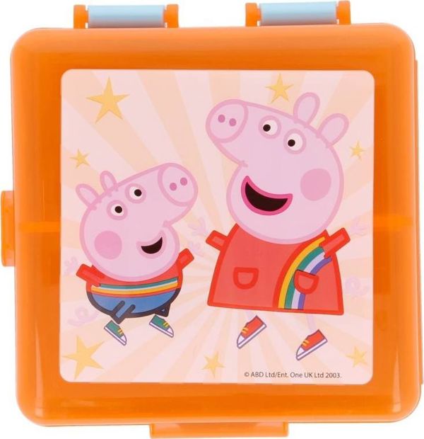 Peppa Pig Κουτί Φαγητού Lunchbox Για Παιδιά, Ανθεκτικό, Πολύχρωμο