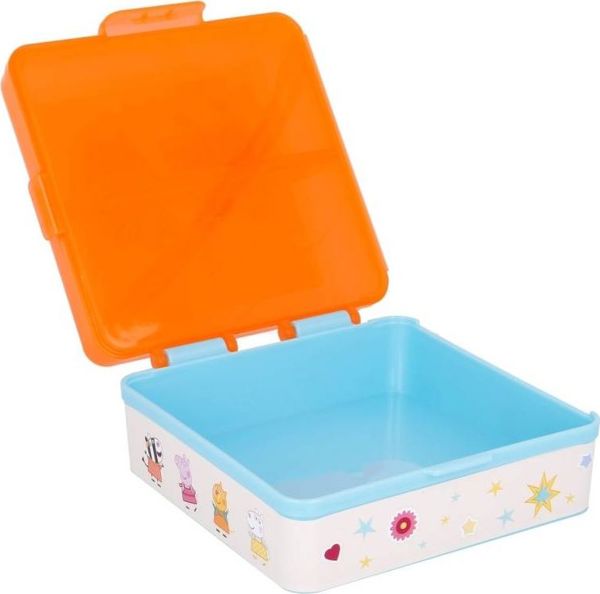 Peppa Pig Κουτί Φαγητού Lunchbox Για Παιδιά, Ανθεκτικό, Πολύχρωμο