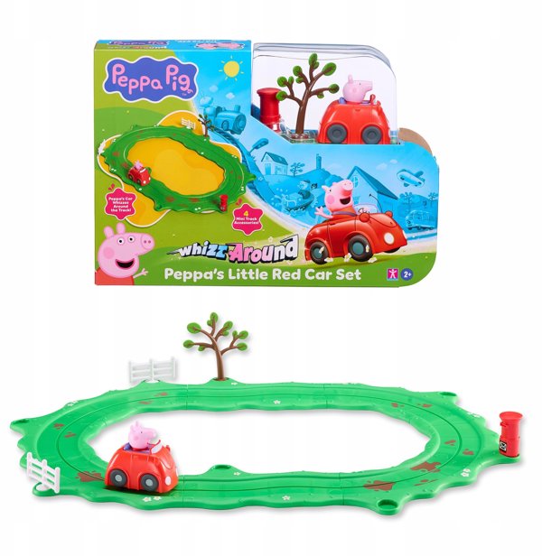 Peppa Pig Whizz Around Peppa Κόκκινο Αυτοκίνητο με Φιγούρα