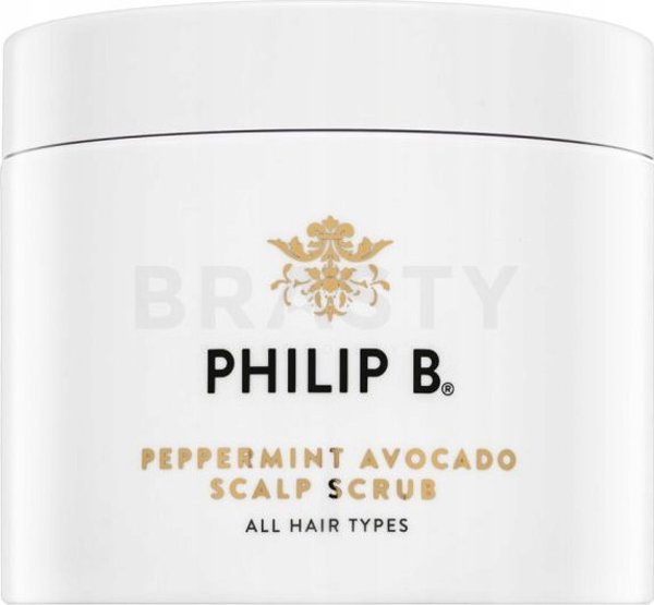 Philip B Peppermint Avocado Scalp Scrub Απολεπιστικό Τριχωτού Κεφαλής 236 ml