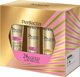 Perfecta 24K Gold & Rose Oil Σετ Περιποίησης Προσώπου: Απολέπιση 75g, Τονωτική Λοσιόν 200ml & Γαλάκτωμα Καθαρισμού 200ml