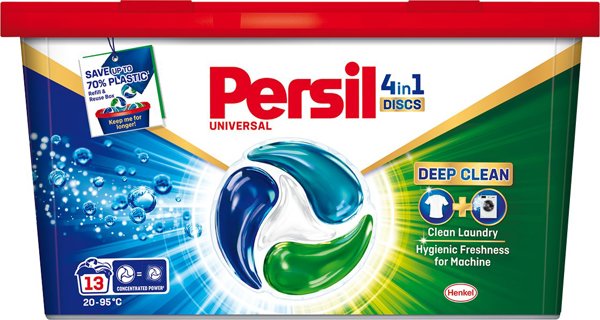 Persil Deep Clean Κάψουλες Πλυντηρίου Ρούχων 4 σε 1, 13 Τεμάχια