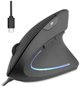 Perixx PERIMICE-513 C Κάθετο εργονομικό ποντίκι, USB-C, μαύρο, δεξιόχειρες