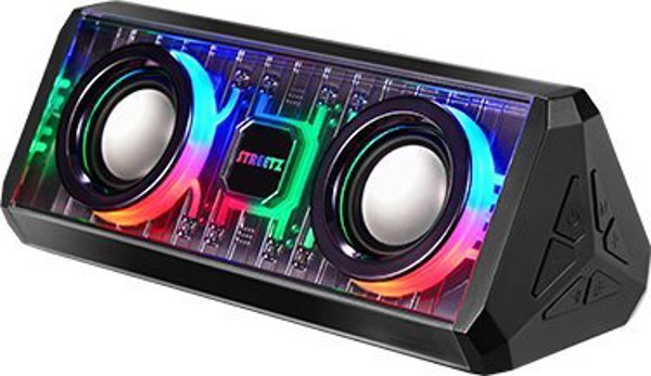 Φορητό ηχείο bluetooth STREETZ με TWS και LED εφέ φωτισμού, 10W / 6612079 / S320-BLK