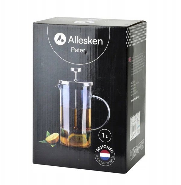 PETER Κανάτα με Έμβολο French Press 1000ml 10,5x17x20,5εκ.