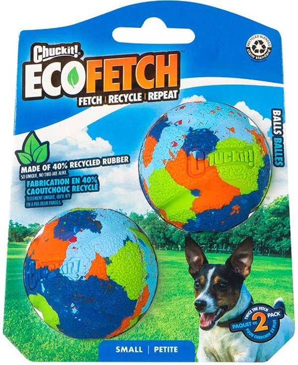 Pet Supplies Chuckit! Ecofetch Μπάλα Παιχνιδιού για Σκύλο 5 εκ. Σετ 2 τεμ.