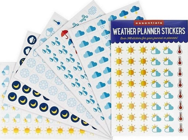 Peter Pauper Press Αυτοκόλλητα για Planner Pogoda 300τμχ
