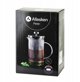 PETER Κανάτα με έμβολο french press με ρίγες 1000ml 10,5x17x20,5cm