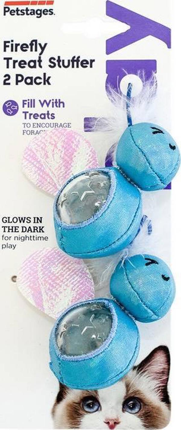 Petstages Firefly Treat Stuffer Παιχνίδι Γάτας με Λιχουδιές, Φωσφορίζον στο Σκοτάδι