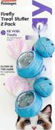 Petstages Firefly Treat Stuffer Παιχνίδι Γάτας με Λιχουδιές, Φωσφορίζον στο Σκοτάδι