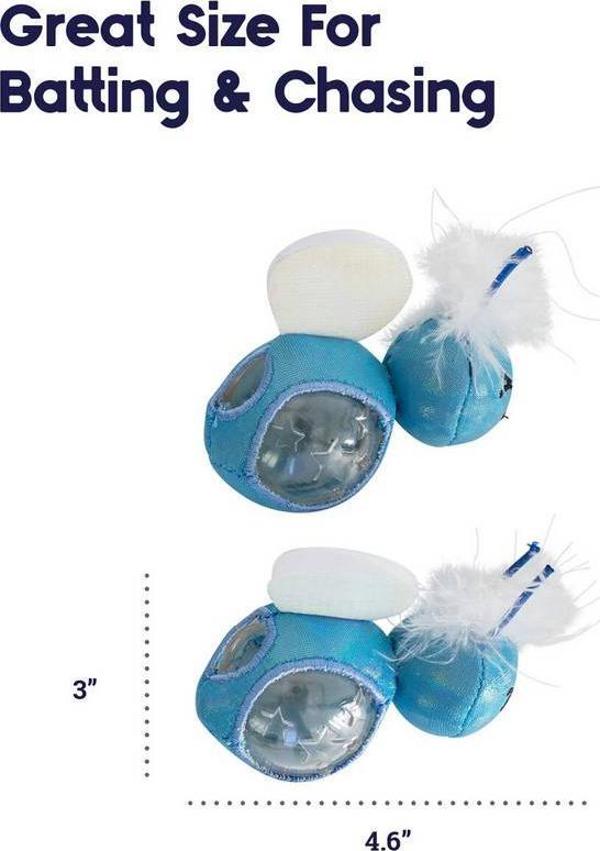 Petstages Firefly Treat Stuffer Παιχνίδι Γάτας με Λιχουδιές, Φωσφορίζον στο Σκοτάδι