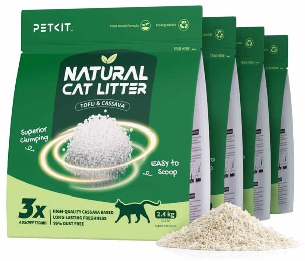 Petkit Natural Cat Litter - 4bags