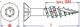 PGB Wkrety uniwersalne z czesciowym gwintem T-Drive 6 x 200mm
