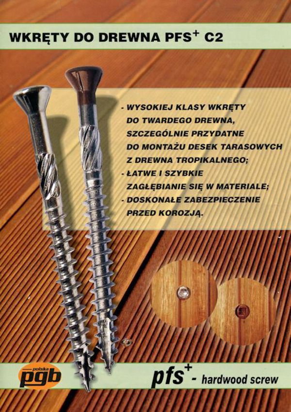 Βίδα ξύλου PGB 4x60mm T15 (PWHTGG40060 C2)