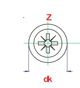 PGB Βίδα ξύλου με κεφαλή ροδέλας WHD 4.0x30mm - 00AWS240030 Z