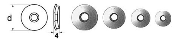 PGB Podkladka EPDM 12mm fi 3,5/4,2 100szt.