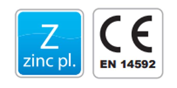PGB Βιδωτό για ξύλο με φλάντζα τύπου torx, γαλβανισμένο 8x50mm T40