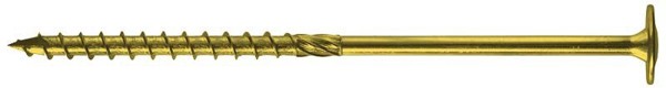PGB Wkret do drewna z kolnierzem na torx ocynkowany na zolto 8x100mm T40 - PETTGK080100Z