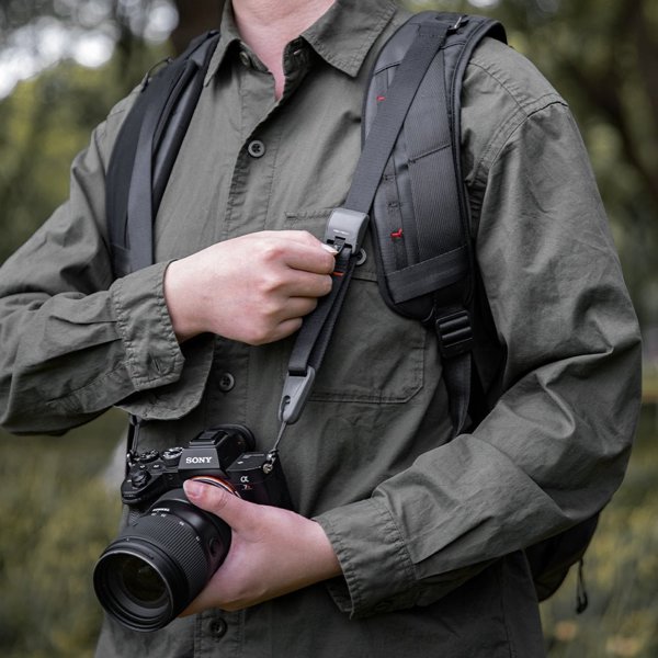 PGYTECH P-CB-126 Βάση Στήριξης για Κάμερα (Backpack Strap Mount), Μαύρο, 39-62cm