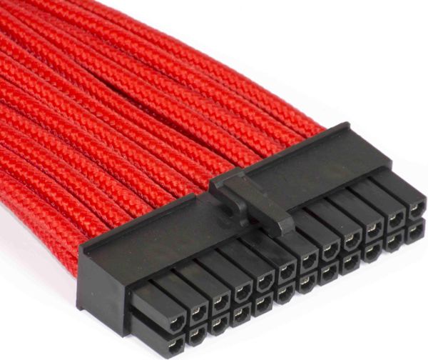 Phanteks ATX24 - ATX24, 0.5m, Czerwony (PH-CB24P_RD)