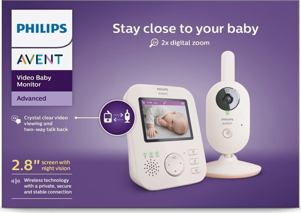 Philips Avent Video Baby Monitor SCD881/26 - Ψηφιακό Βρεφικό Μόνιτορ με Κάμερα