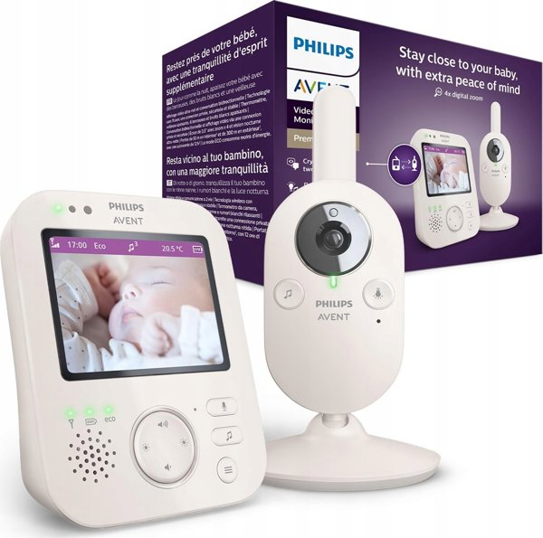 Philips Avent Video Baby Monitor SCD881/26 - Ψηφιακό Βρεφικό Μόνιτορ με Κάμερα