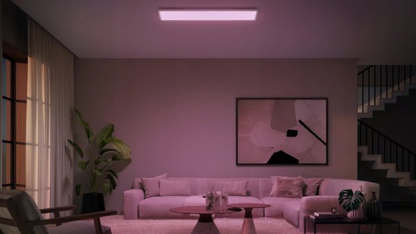 Philips Hue White and Color Ambiance Surimu - Taklampspanel - LED - 300 x 1200 mm - 60 W - 2000-6500 K - rektangel - vit