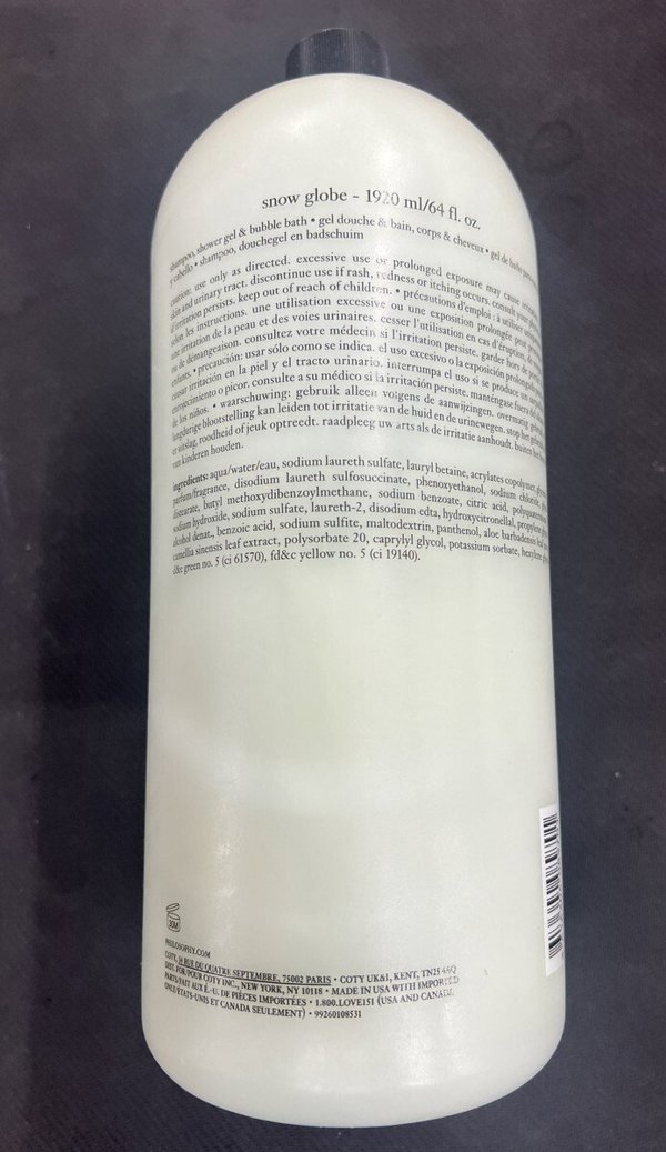 Philosophy, Snow Globe, Shower Gel & Shampoo 2-In-1, 1920 ml Unisex