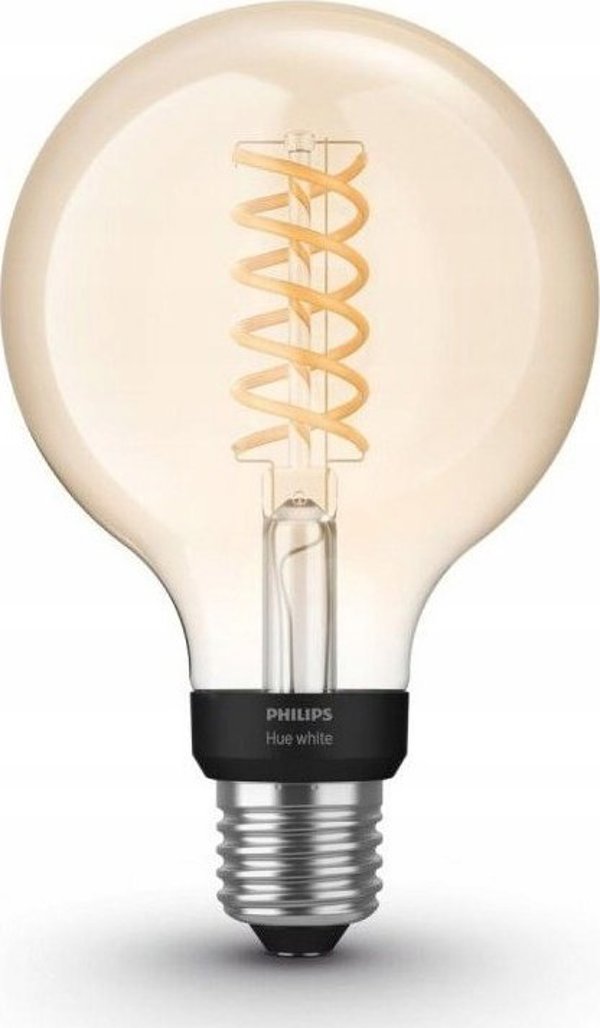 Philips Hue White Filament G93 E27 7W Έξυπνη Λάμπα LED Dimmerable