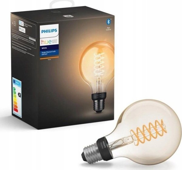 Philips Hue White Filament G93 E27 7W Έξυπνη Λάμπα LED Dimmerable