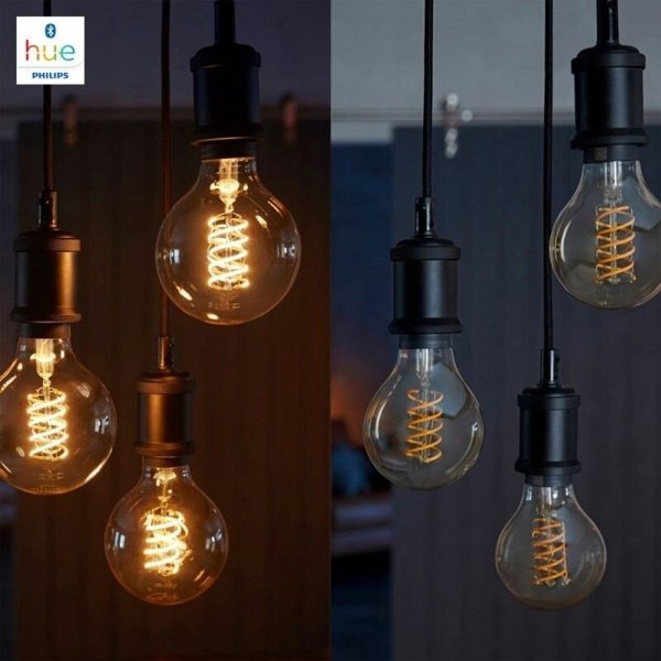 Philips Hue White Filament G93 E27 7W Έξυπνη Λάμπα LED Dimmerable