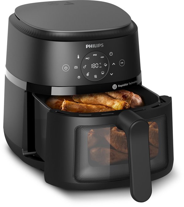 Philips 2000 Series NA220/00 Φριτέζα Με Ζεστό Αέρα 4,2 Λίτρα 1500 W Μαύρη
