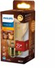 Philips - LED-glödlampa med filament - form: A60 - E27 - 3.1 W (motsvarande 25 W) - flamljus - 1800 K - bärnsten
