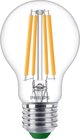 Philips LED Λάμπα E27 Ultra Efficient, A60, 7.3W (Αντιστοιχία 100W), 2700K Θερμό Λευκό, 3 Τεμάχια