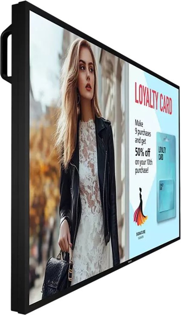 Philips σειρά 6000 50BDL6017P επίπεδη οθόνη Digital Signage 49,5" LCD 800 cd/m² 4K Ultra HD μαύρο Android 14