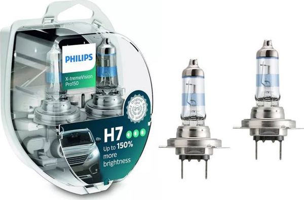 Philips Philips H7 X-treme Vision Pro 150% duo 2τμχ/σετ καθολικός