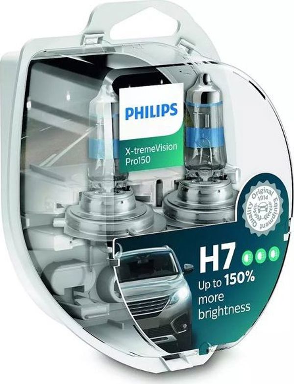 Philips Philips H7 X-treme Vision Pro 150% duo 2τμχ/σετ καθολικός