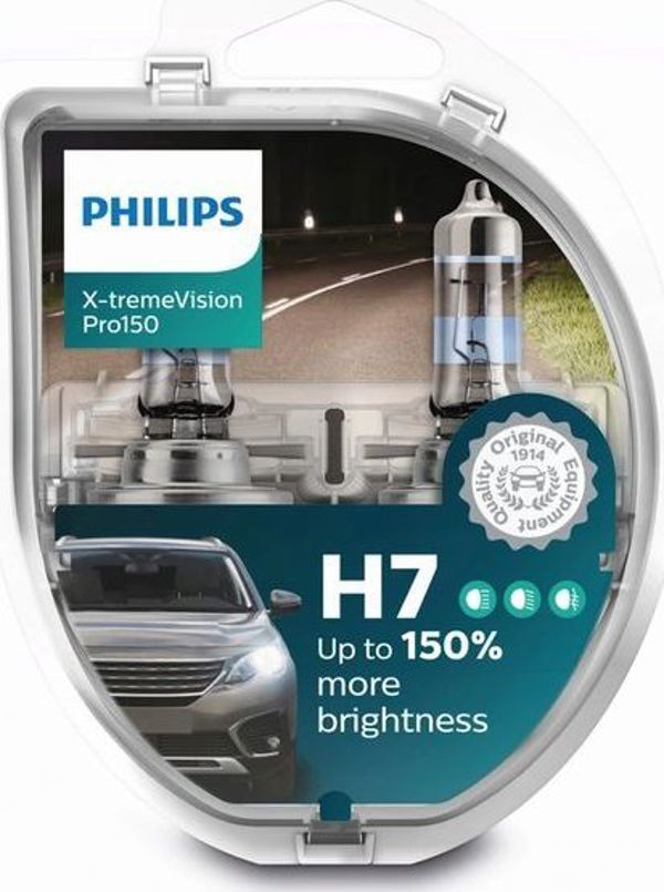 Philips Philips H7 X-treme Vision Pro 150% duo 2τμχ/σετ καθολικός