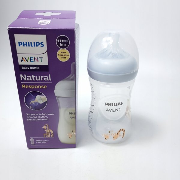 Philips Philips Avent - Baby Bottle  1 Bottle  9oz/260ml  medium Flow Nipple  3-6m 8710103989707 (8710103989707)