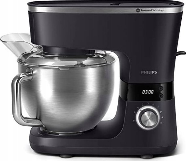 Philips Κουζινομηχανή Σειρά 7000 HR7962/01, 1000W, με Μπολ 5.5 Λίτρων και 8 Ρυθμίσεις Ταχύτητας