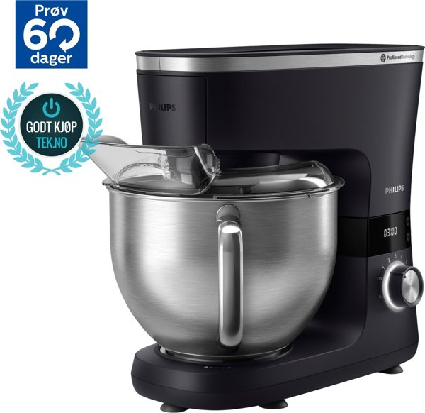 Philips Κουζινομηχανή Σειρά 7000 HR7962/01, 1000W, με Μπολ 5.5 Λίτρων και 8 Ρυθμίσεις Ταχύτητας