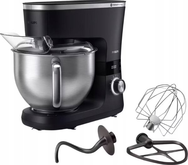 Philips Κουζινομηχανή Σειρά 7000 HR7962/01, 1000W, με Μπολ 5.5 Λίτρων και 8 Ρυθμίσεις Ταχύτητας