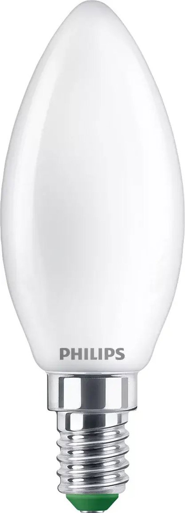 Philips LED Λάμπα Ultra Efficient E14 B35 2.1W (40W) 2700K Θερμό Φως, 3 Τεμάχια