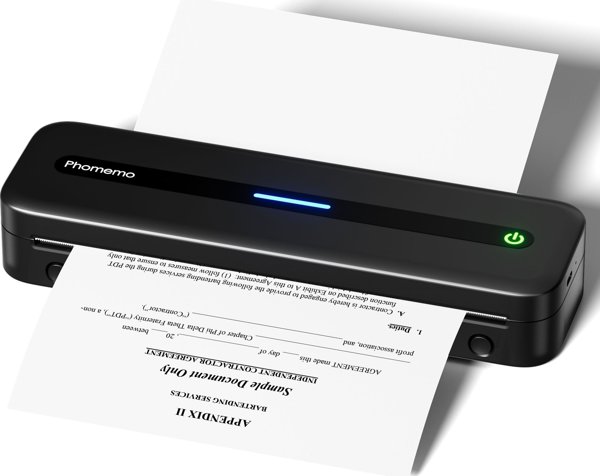 Phomemo Θερμικό Χαρτί A4, 210mm, 200 Φύλλα για Εκτυπωτές M832, M833, M08F - Λευκό